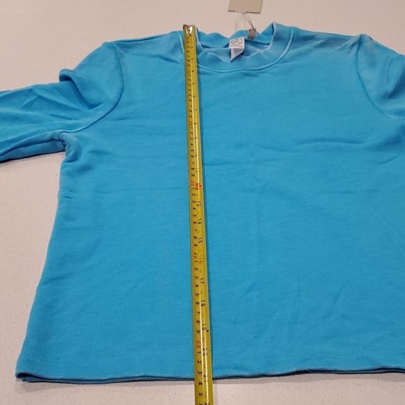 Cute bright blue Alternative Apparel sweatshirt - Picture 8 of 9